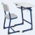 Import Two Seater Height Adjustable Kids Table And Chair Set / School Desk and Chair from China