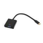 Type C VGA Adapter Type-C to female VGA Converter Audio Video Cable for Macbook USB-C phone Tablet audio and video