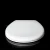 Import U006A O-shape slow close non-scratch toilet lid ceramic material seat cover from China