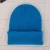 Import Unisex Wholesale Personalized Solid Color Winter Warm Acrylic Knitted Beanie Hat With Custom Logo from China