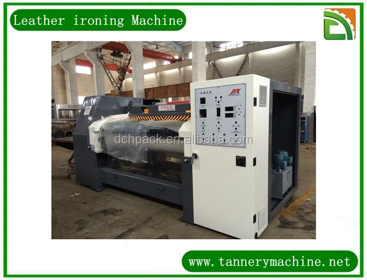 used tannery machines of leather ironing and embossing machine