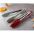USSE Wholesale Amazon Hot Sell  Heat-Resistant Creative Non-Slip Kitchen Tools BBQ Tools Accessories Silicone Bread Food Tong