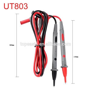 UT803 Double Insulation Needle Tip Probe Test Leads Pin Digital Multimeter Multi Meter Tester Lead Probe Wire Pen Cable