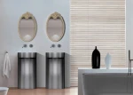 various color crystal clear resin wash sink transparent countertop sinks translucent resin bathroom art basin