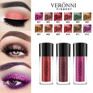 VERONNI 12 shades Eyeshadow Cosmetics Makeup Diamond Glitter Shimmer Eyes Shadow Powder Eye Make Up