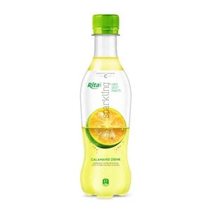 Vietnam manufacturer 400 ml Pet Bottle calamansi Flavor Sparkling water