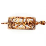 Vintage acrylic high quality hair accessories decorative hair stick hollowing acetate hair stick