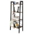 Import Vintage metal frame furniture industrial wooden shelving unit bookshelf leaning ladder style bookcase from China