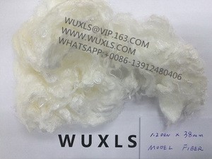 VSF viscose staple fiber model fiber 1.2d/1.4d 100% virgin white / colored spinning