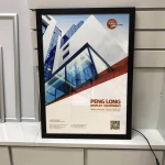 Wall hanging snap frame Aluminum light box A2 LED Photo poster frame
