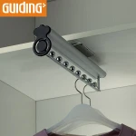 Wardrobe aluminum coat hanging display rack for clothes