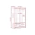 Import Wardrobe cabinet amoires with sliding doors from China