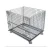 Import warehouse mesh roll racking steel forklift cage stacking container cage from China