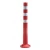 Import Warning Bollard Delineator Pole Traffic Guide Post for Roadway Durable Reflective PE Red Yellow from China