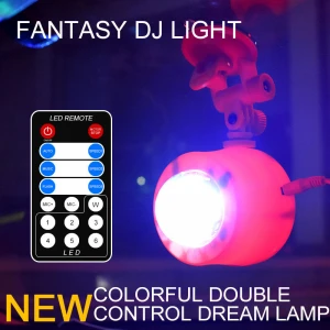 WELFNOBL Auto Fantasy DJ Light Led Starry Projector Lamp Interior Decorative Car Roof Top USB Car Atmosphere Light