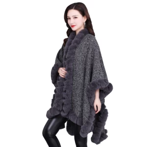 Wholesale 2020 new shawls semicircular hem ladies fashion knitted shawls winter