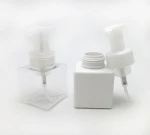 Wholesale 250ml square plastic soap foam pump bottle for lotion ,sanitizer