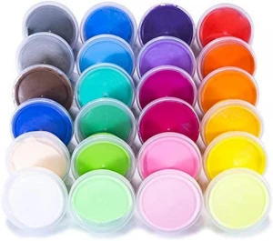 36 Wholesale Large Magic Clay Slimes W/ Confetti - at