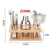 Wholesale 9 Pieces Stainless Steel Cocktail Shaker Mixer Kit Bar Bartender Tools Set