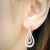 Import Wholesale Brass Rhodium Plated Classy water drop earrings stud earrings from China