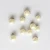 Import Wholesale bulk 10mm eco-friendly white snap ABS plastic pearl buttons from China