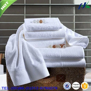 Wholesale Cheap Price Hotel Towel Supply 100% Cotton Terry White Hotel Towel
