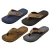Import Wholesale custom TPR flip-flops strap uppers men slippers from China