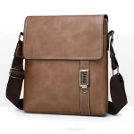 Wholesale customization PU men business messenger bag