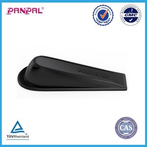Wholesale customized package black rubber flexible door stoppers