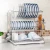 Import wholesale dish drain rack dish tray fruit best sell 3 tier dish rack with drainer from China