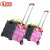 Import Wholesale Factory Folding Hand Push Grocery Plastic Rolling Foldable Shopping Trolley Cart from China