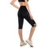 Wholesale fitness capri pants and sport bra yoga shorts set for home exercise wear
