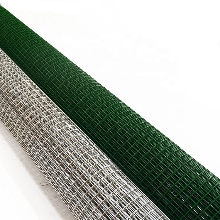wholesale galvanized or pvc coated 4x4 welded wire roll mesh fence
