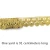 Import Wholesale Gold Metallic Yarn New Design Semicircle Lace Trim Decorative Lace Ribbon from China