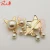 Import Wholesale good quality fashion handbag&#x27;s iron accessories  Double cat metal decorative buckle with two pearl pendant from China
