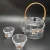 Import Wholesale Hand Made Tea Set Pyrex Clear Glass Tea Set Hand Blown Reusable Glass Teapot from China