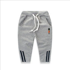 wholesale high quality cheap sport boy pants fancy wear clothing design sports children trousers