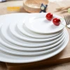 wholesale hotel high quality event restaurant white new white durable porcelain seafood plate