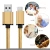Import wholesale in stock nylon braided usbc cable 3A 60w type c fast charging data cable usb type c to cable 3.0 from China