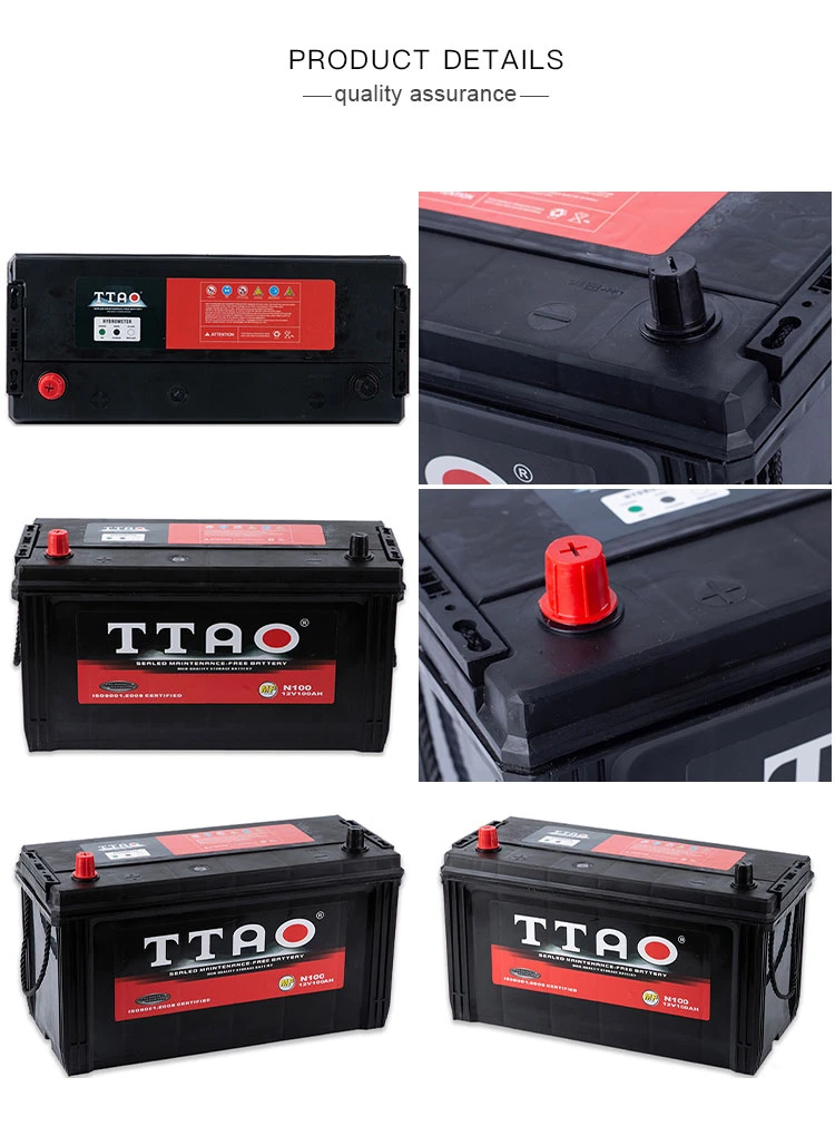 Wholesale Maintenance Free battery 12V 100AH battery N100/95E41 JIS Standard  Lead Acid Car Battery