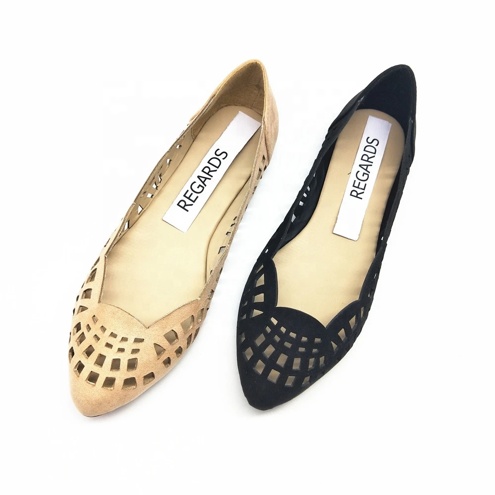 wholesale manufacturing companies black women ladies flat pump shoes and loafers