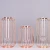 Import Wholesale modern rose Golden wire metal tube Vases for Decorative from China