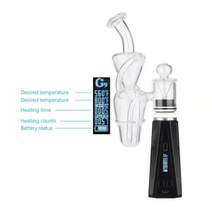 Wholesale New Herb Vaporizer Wax Pen G9 Smart Digital Temp Epro Portable Enail Dab Rig