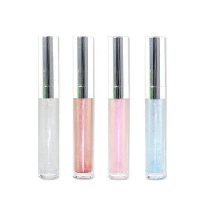 Wholesale No Logo Lipgloss Vendors Private Label Custom Shiny Glossy Glitter Sparkling Holigraphic Lip Gloss