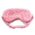Import Wholesale Pink   Soft Fluffy  Sleeping Eye Mask   Cute   Embroidery Letter EyeShade  Comfortable Eye Patch For Traveling from China