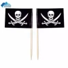 Wholesale Pirate Crossbones Skeleton Jack Rackham Jolly Roger pirate toothpick flag