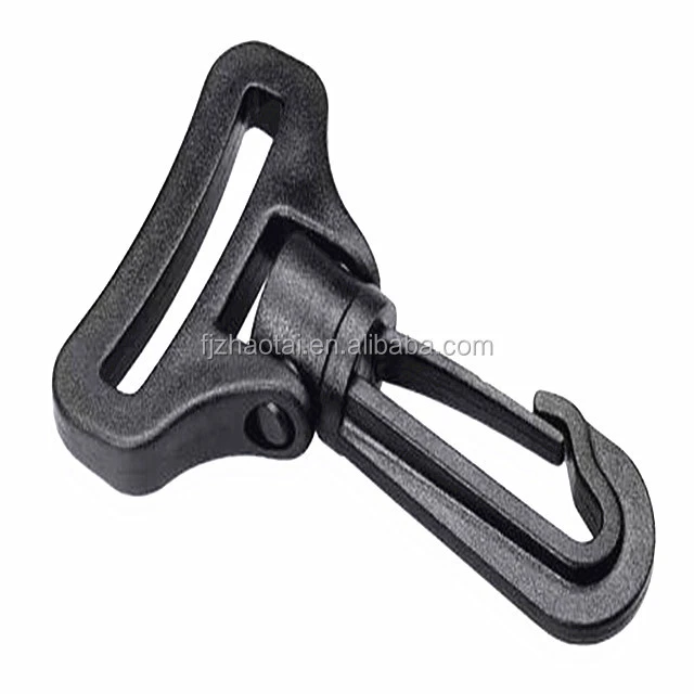 Wholesale POM snap clip hooks carabiner paracord strap hooks rotary swivel snap plastic hook spring