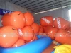Wholesale PVC tarp inflatable paintball round obstacle model inflatable CS game for sale