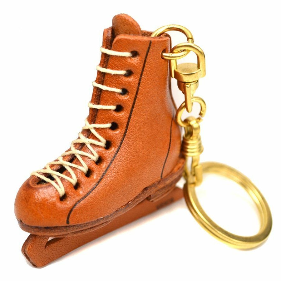 Wholesale Skating Shoe Handmade 3D Leather Keychain