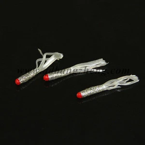 Wholesale Soft Fishing Lure Red Head Worm Lure